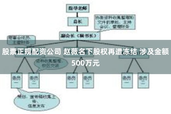 股票正规配资公司 赵薇名下股权再遭冻结 涉及金额500万元