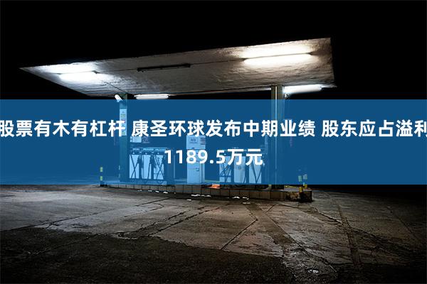 股票有木有杠杆 康圣环球发布中期业绩 股东应占溢利1189.5万元