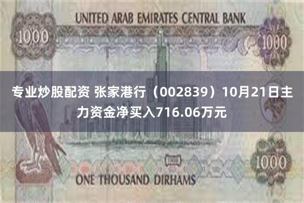 专业炒股配资 张家港行（002839）10月21日主力资金净买入716.06万元