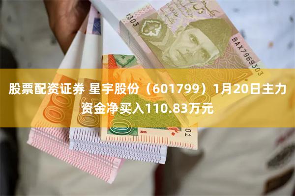 股票配资证券 星宇股份（601799）1月20日主力资金净买入110.83万元